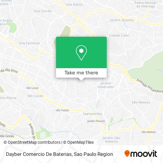 Dayber Comercio De Baterias map