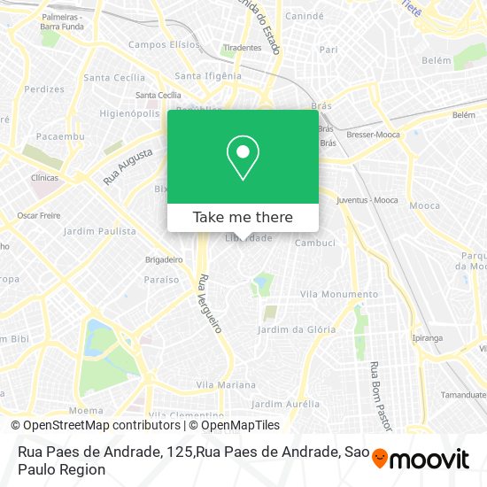 Mapa Rua Paes de Andrade, 125,Rua Paes de Andrade