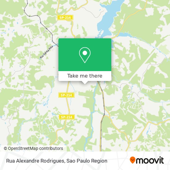 Mapa Rua Alexandre Rodrigues