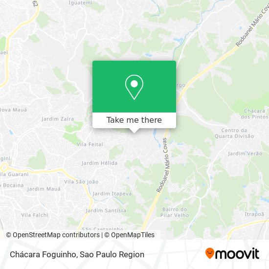 Chácara Foguinho map