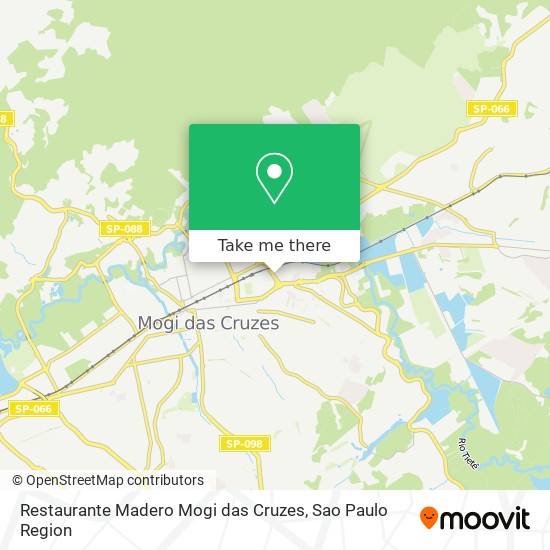 Restaurante Madero Mogi das Cruzes map