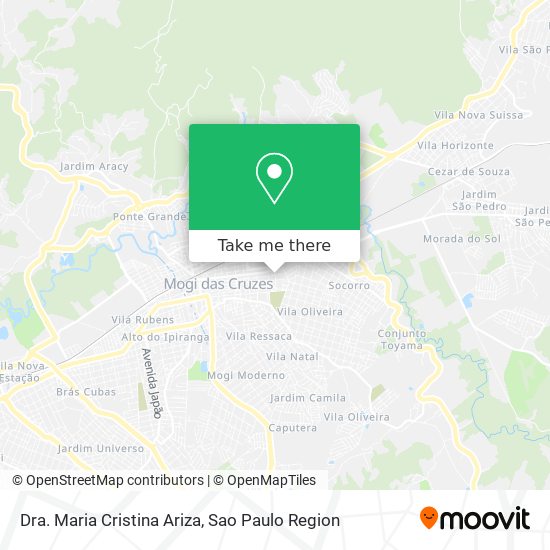 Dra. Maria Cristina Ariza map