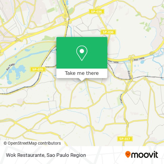 Wok Restaurante map