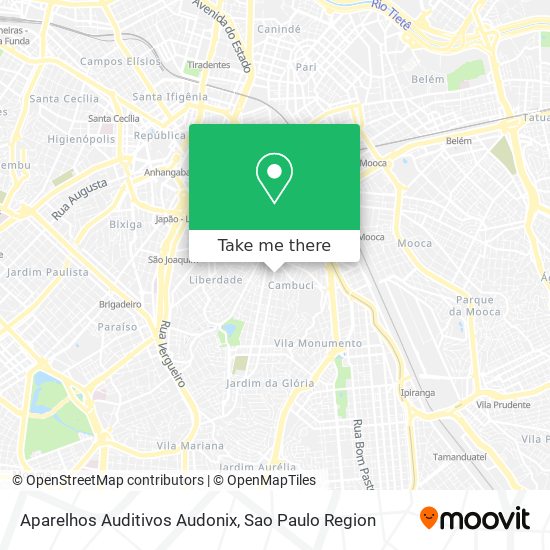 Aparelhos Auditivos Audonix map