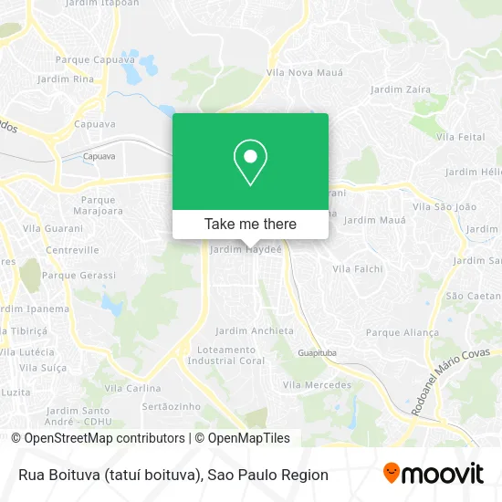 Rua Boituva (tatuí boituva) map