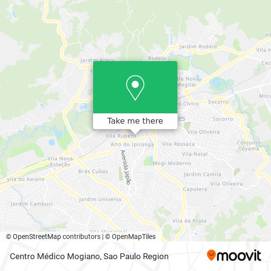 Centro Médico Mogiano map