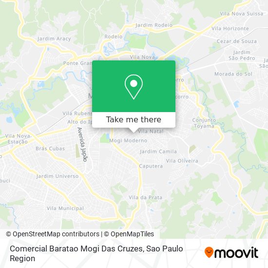 Comercial Baratao Mogi Das Cruzes map