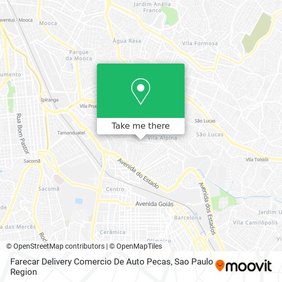 Farecar Delivery Comercio De Auto Pecas map