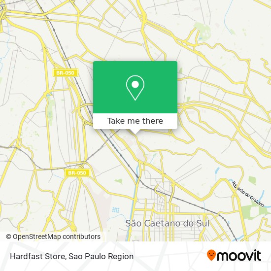 Mapa Hardfast Store