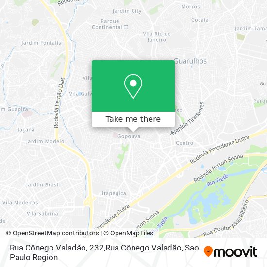 Rua Cônego Valadão, 232,Rua Cônego Valadão map