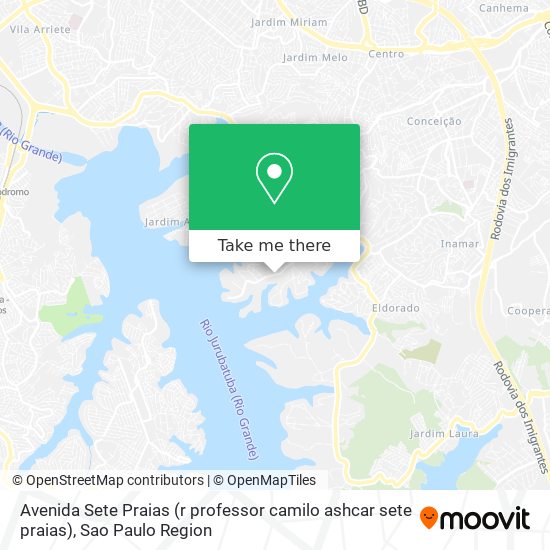 Avenida Sete Praias (r professor camilo ashcar sete praias) map