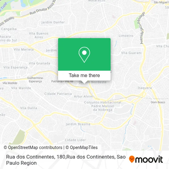 Rua dos Continentes, 180,Rua dos Continentes map