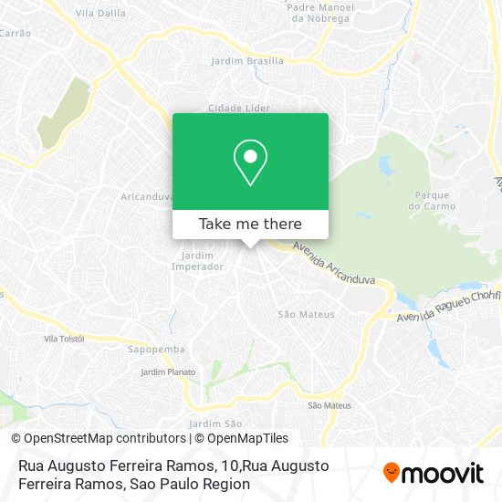 Rua Augusto Ferreira Ramos, 10,Rua Augusto Ferreira Ramos map