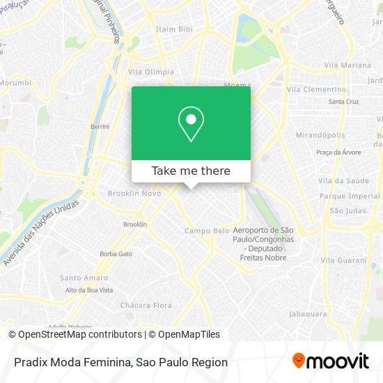 Pradix Moda Feminina map