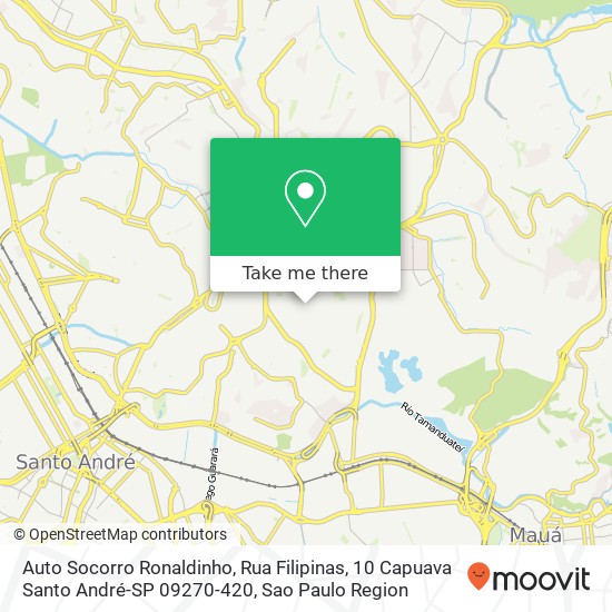 Auto Socorro Ronaldinho, Rua Filipinas, 10 Capuava Santo André-SP 09270-420 map