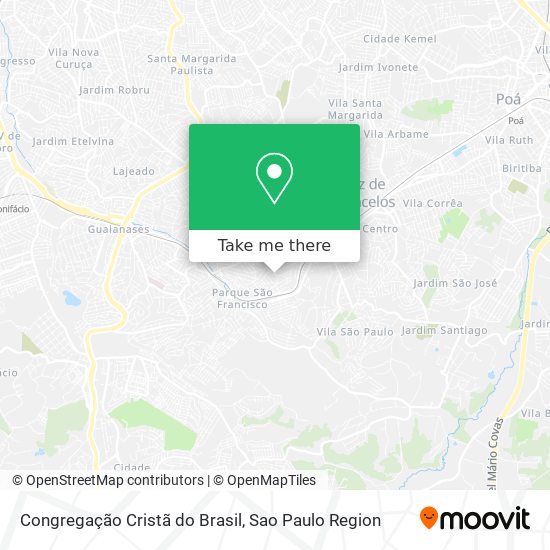 Congregação Cristã do Brasil map
