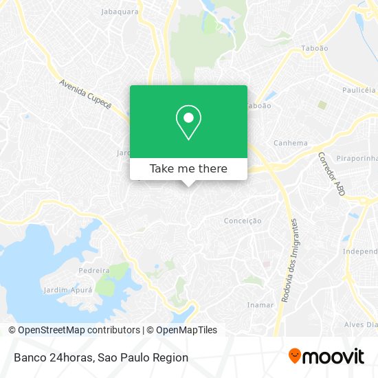 Banco 24horas map