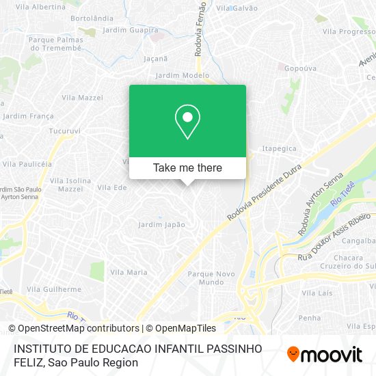 INSTITUTO DE EDUCACAO INFANTIL PASSINHO FELIZ map