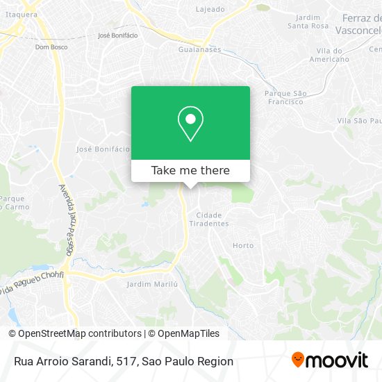 Mapa Rua Arroio Sarandi, 517