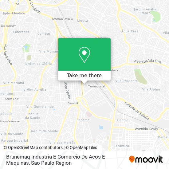 Mapa Brunemaq Industria E Comercio De Acos E Maquinas