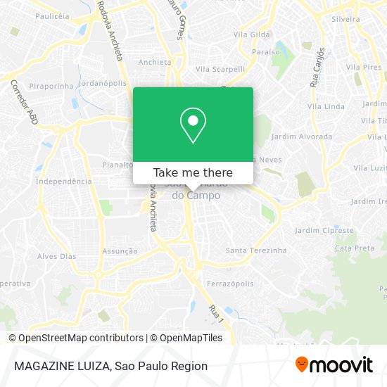 MAGAZINE LUIZA map