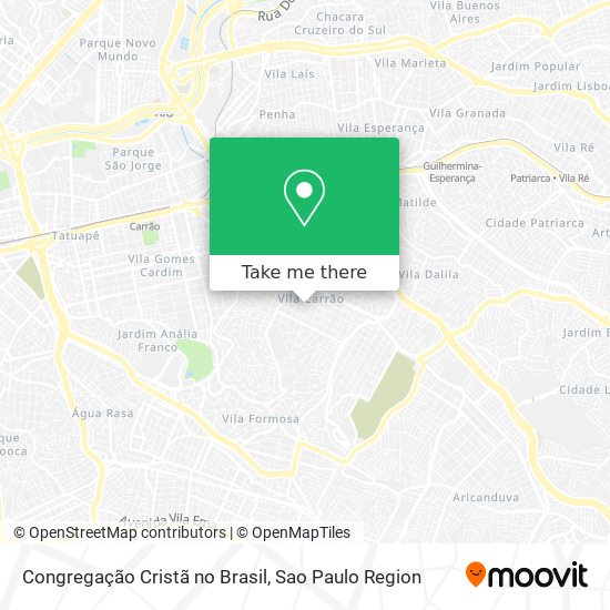 Congregação Cristã no Brasil map