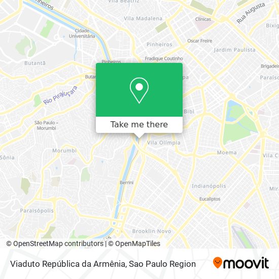 Viaduto República da Armênia map