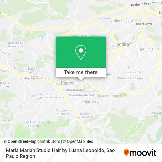 Maria Mariah Studio Hair by Luana Leopoldo map