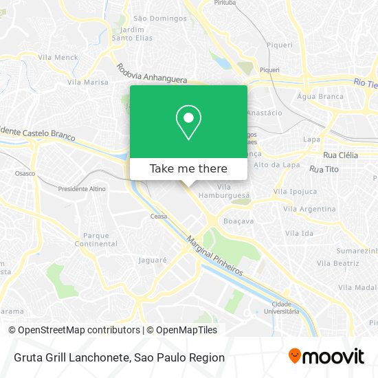 Gruta Grill Lanchonete map