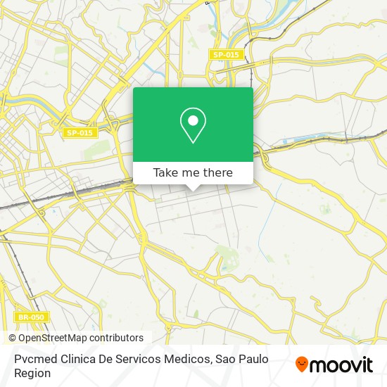 Pvcmed Clinica De Servicos Medicos map