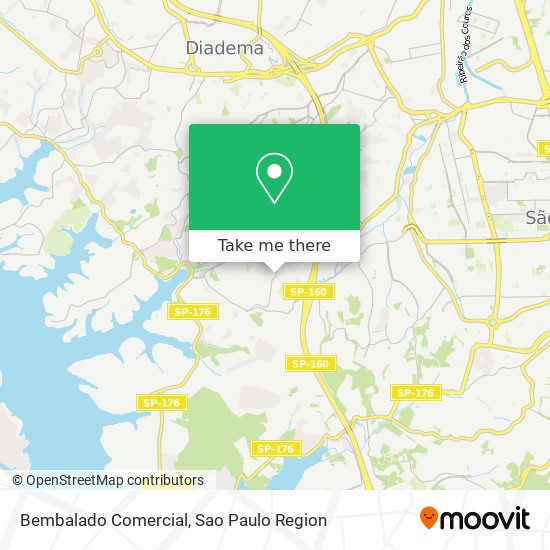 Bembalado Comercial map