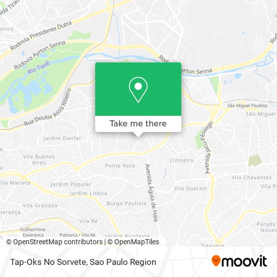 Tap-Oks No Sorvete map