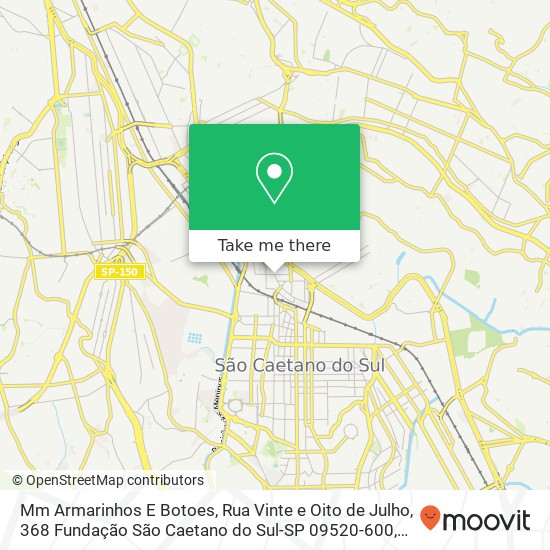 Mm Armarinhos E Botoes, Rua Vinte e Oito de Julho, 368 Fundação São Caetano do Sul-SP 09520-600 map