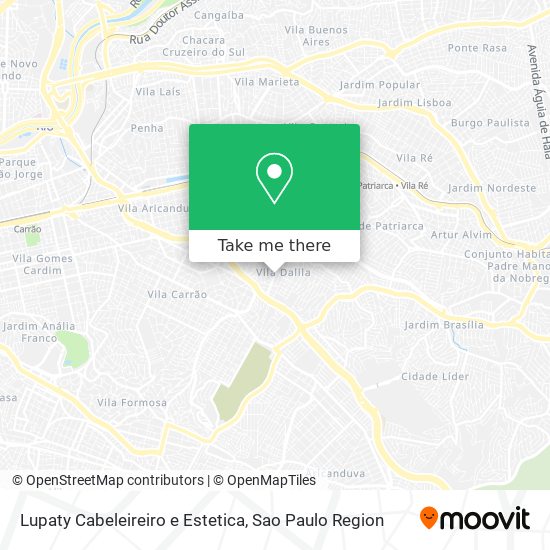Lupaty Cabeleireiro e Estetica map