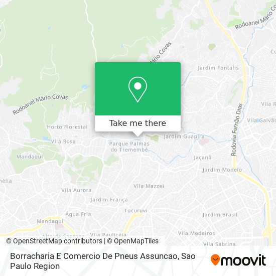 Borracharia E Comercio De Pneus Assuncao map