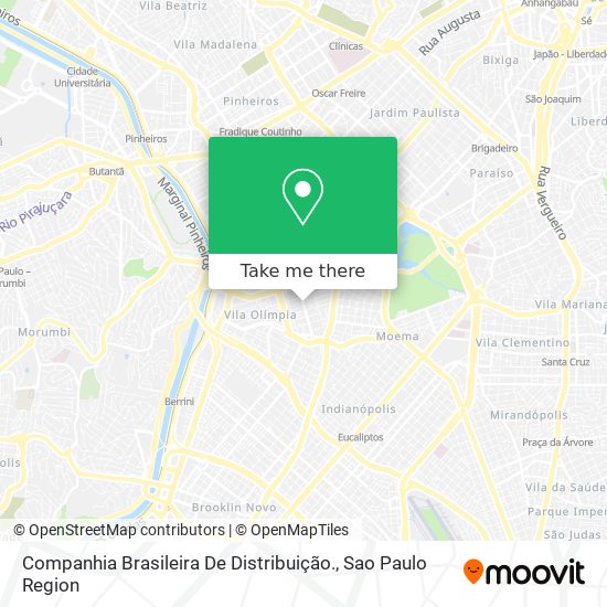 Companhia Brasileira De Distribuição. map