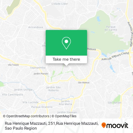 Rua Henrique Mazzauti, 251,Rua Henrique Mazzauti map
