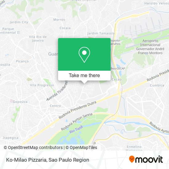 Ko-Milao Pizzaria map