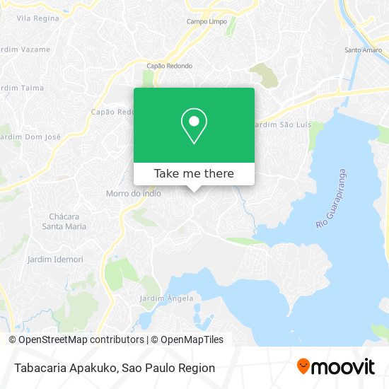 Tabacaria Apakuko map