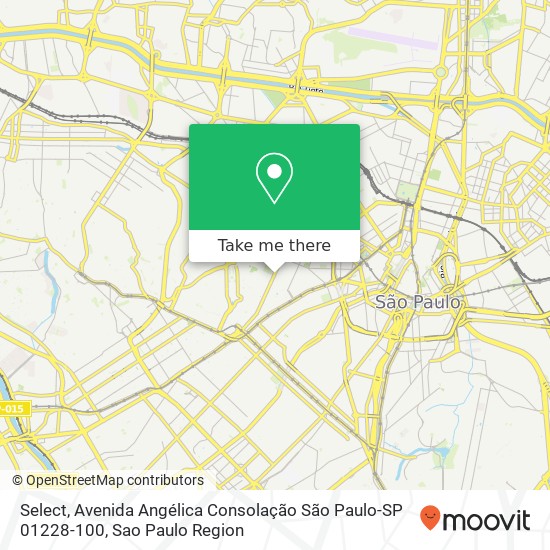 Select, Avenida Angélica Consolação São Paulo-SP 01228-100 map