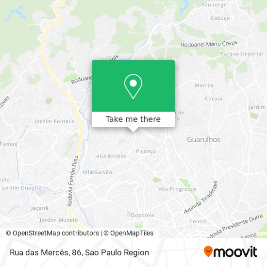 Rua das Mercês, 86 map