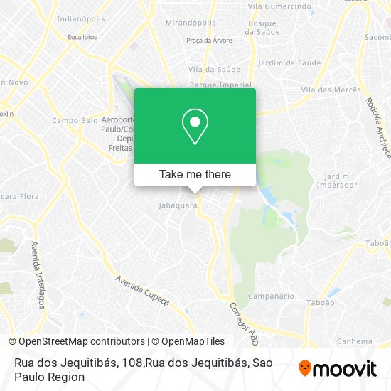 Rua dos Jequitibás, 108,Rua dos Jequitibás map