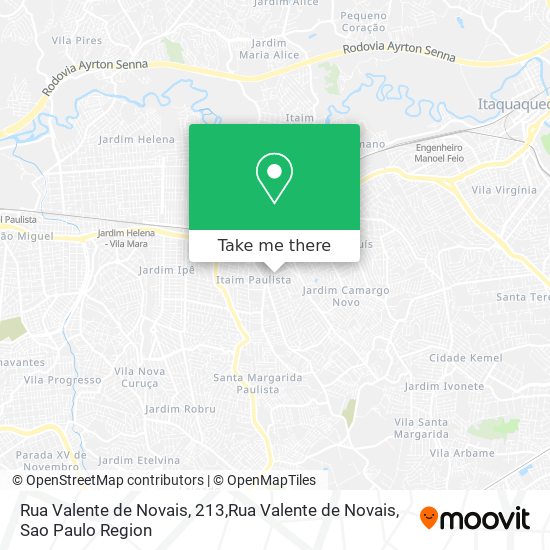 Rua Valente de Novais, 213,Rua Valente de Novais map