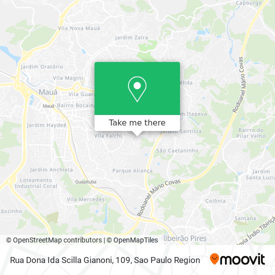 Rua Dona Ida Scilla Gianoni, 109 map