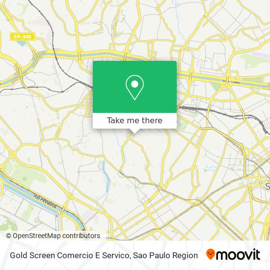 Gold Screen Comercio E Servico map