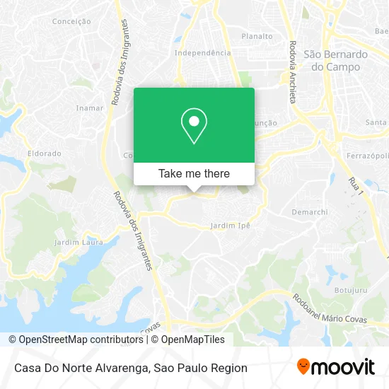 Casa Do Norte Alvarenga map