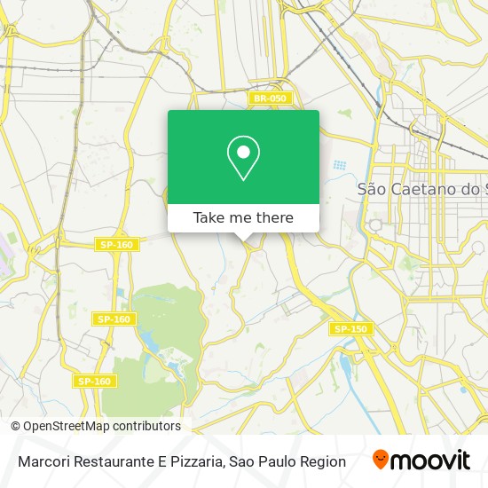 Mapa Marcori Restaurante E Pizzaria