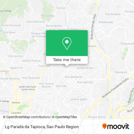 Mapa Lg Parada da Tapioca