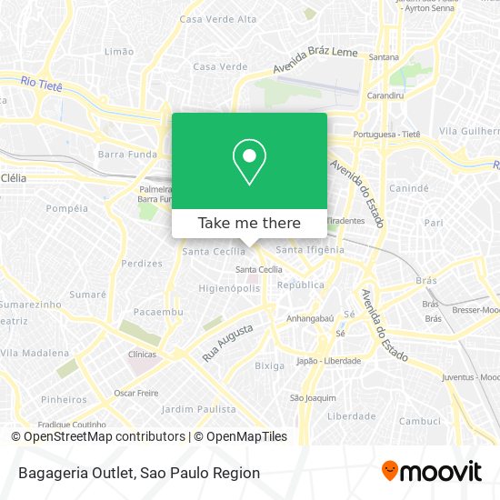 Bagageria Outlet map