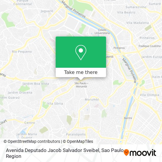 Avenida Deputado Jacob Salvador Sveibel map